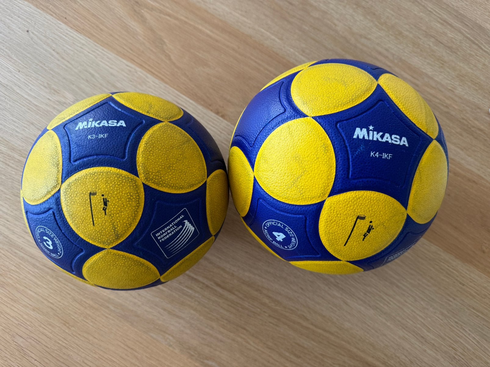 Korfbal K4-IKF Mikasa & Korfbal K3-IKF Mikasa, Ophalen, Gebruikt, Bal