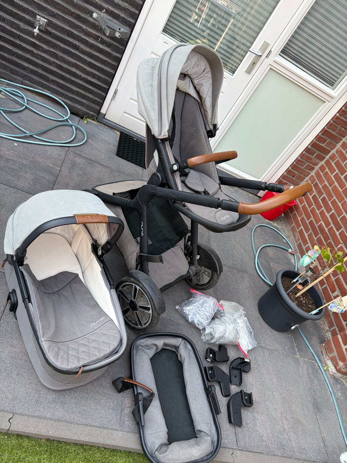Nuna Demi Grow kinderwagen met reiswieg, Gebruikt, Combiwagen, Met reiswieg, Ophalen