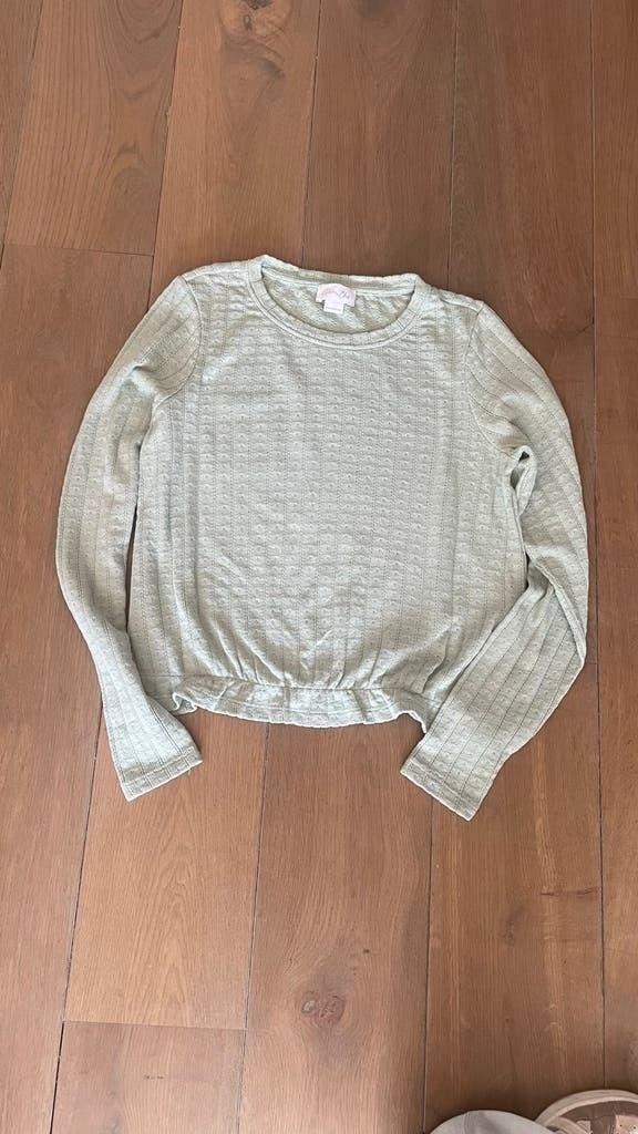 Lichtgroene longsleeve van Cotton Club, maat M, Kleding | Dames, T-shirts, Maat 38/40 (M), Ophalen of Verzenden, Zo goed als nieuw