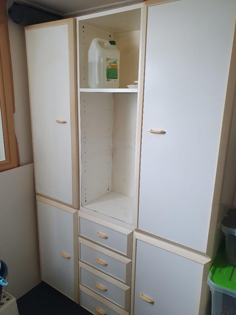 Keukenbuffet, Huis en Inrichting, Keuken | Keukenelementen, Gebruikt, 150 tot 200 cm, 100 tot 150 cm, 25 tot 50 cm, Wit, Ophalen