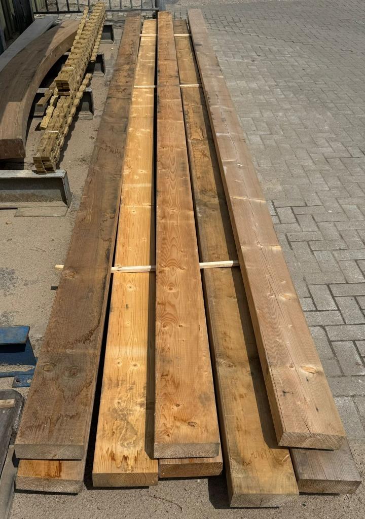 Vuren balken geschaafd 70x170 7.20m, Ophalen, Nieuw, 250 cm of meer, Balken
