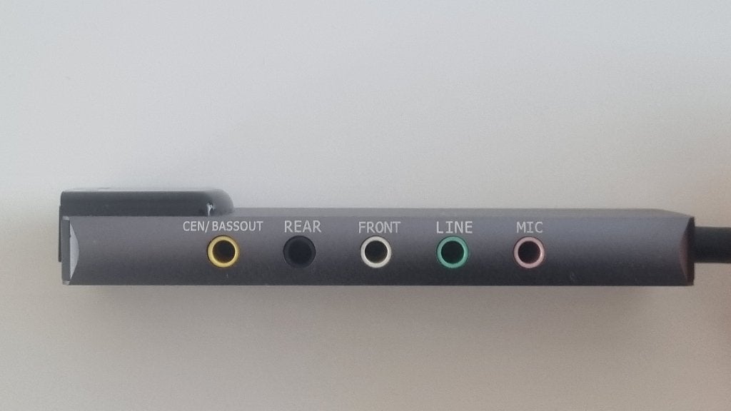 Externe Geluidskaart Dolby 5.1/ 7.1 USB, Ophalen of Verzenden, Zo goed als nieuw, Extern, Onbekend