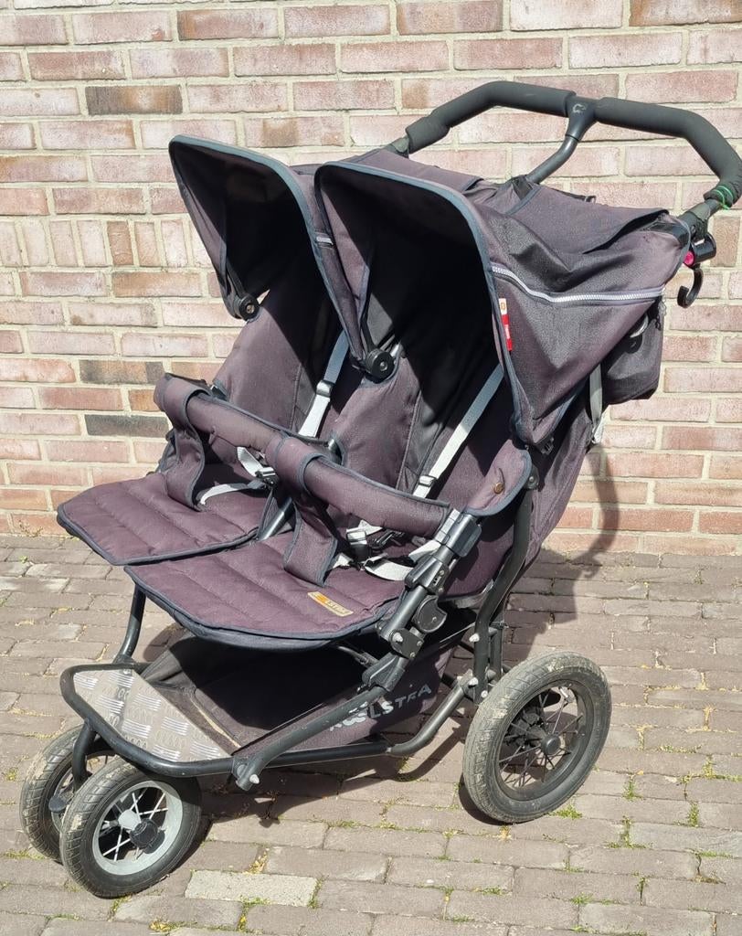 Koelstra  tweeling kinderwagen/wandelwagen compleet, Kinderen en Baby's, Tweelingen en Meerlingen, Ophalen of Verzenden, Gebruikt