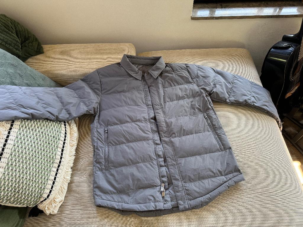 Nieuwe Tesla jas - gewatteerd overhemdjack voor heren, Kleding | Heren, Jassen | Zomer, Nieuw, Maat 48/50 (M), Grijs, Ophalen of Verzenden