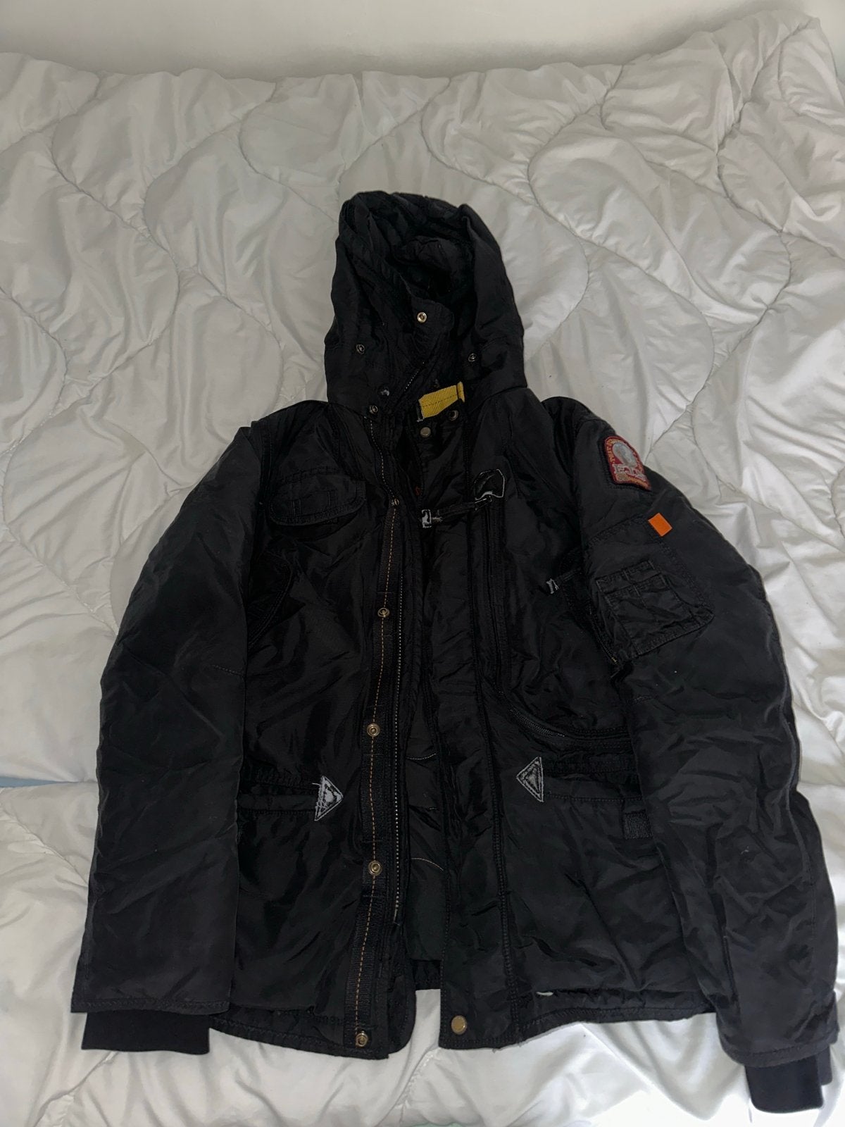 Parajumpers Gobi heren winterjas - Zwart - Maat s/xs, Ophalen of Verzenden, Zo goed als nieuw, Maat 46 (S) of kleiner, Zwart