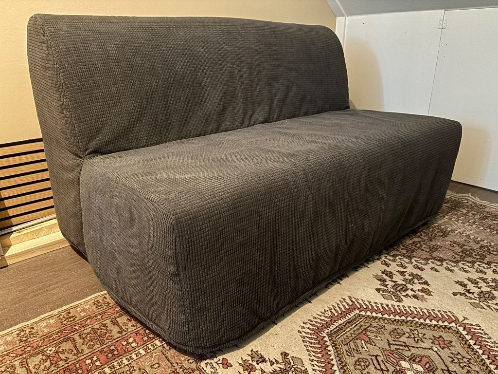 Ikea Lycksele Havet 2-zits slaapbank, Ophalen, Tweepersoons, Zo goed als nieuw, Grijs