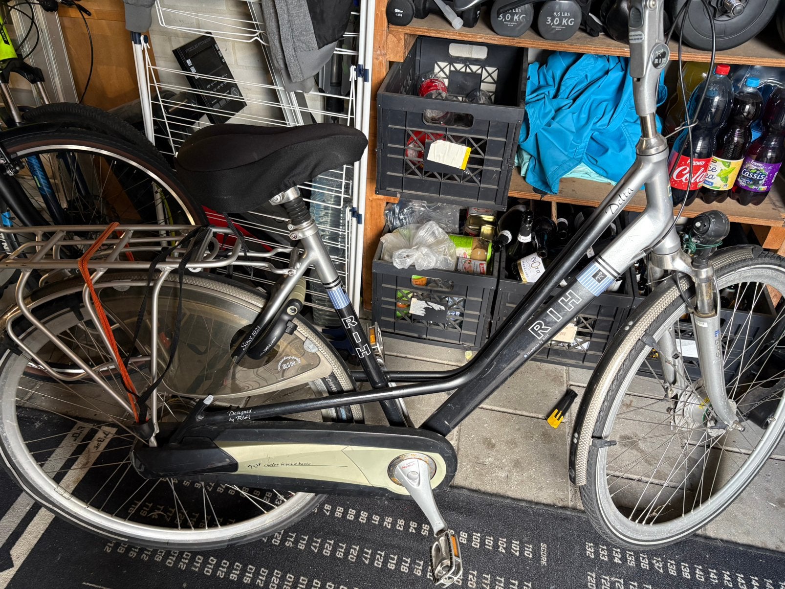 Rih fiets, Fietsen en Brommers, Fietsen | Dames | Damesfietsen, Gebruikt, Velgrem, Versnellingen, Ophalen
