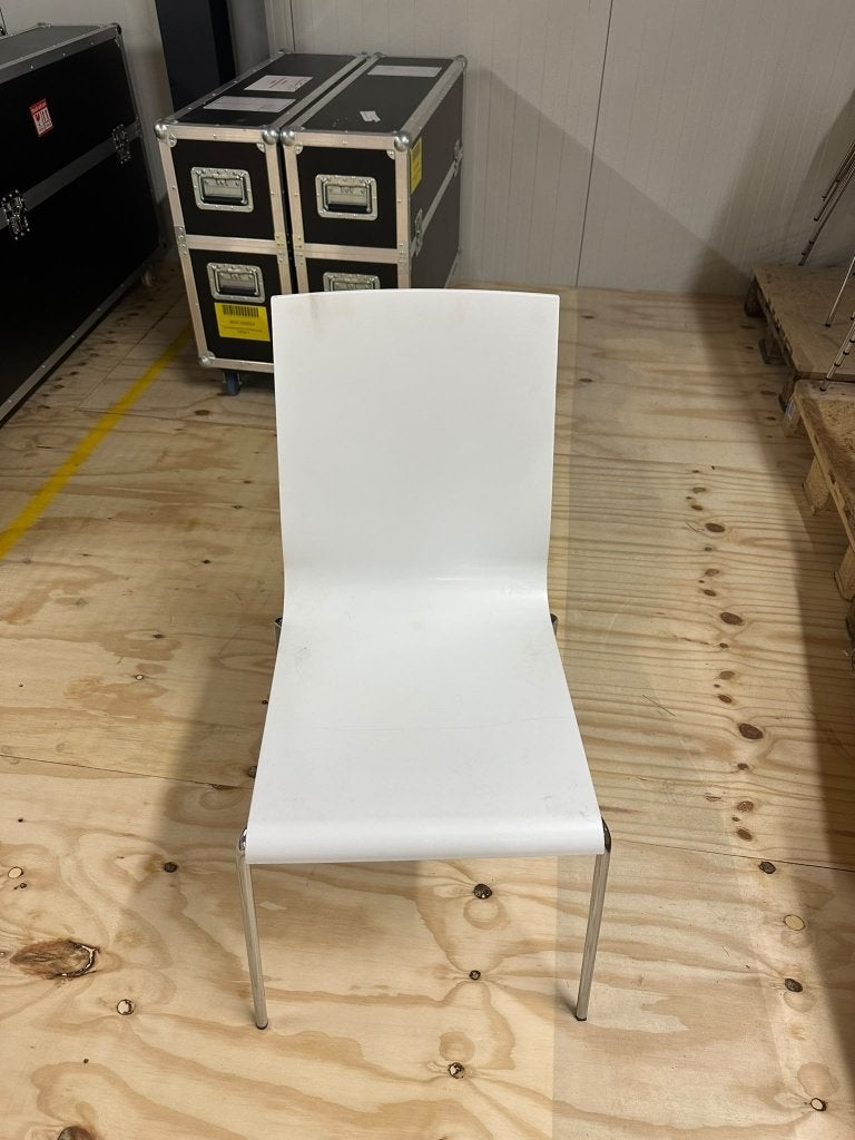 Partij 57  Pedrali Kuadra witte stoelen, Ophalen, Wit, Vijf, Zes of meer stoelen, Kunststof