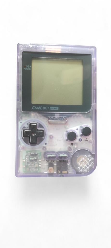 Game Boy Pocket - Paars Transparant - Nette Staat, Spelcomputers en Games, Spelcomputers | Nintendo Game Boy, Ophalen of Verzenden
