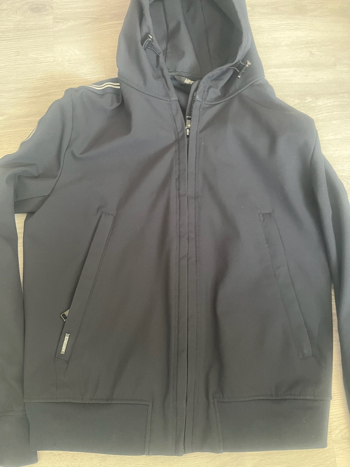 Airforce jas maat 16Y (M) - Zo goed als nieuw, Kleding | Heren, Ophalen of Verzenden, Zo goed als nieuw, Maat 48/50 (M), Zwart