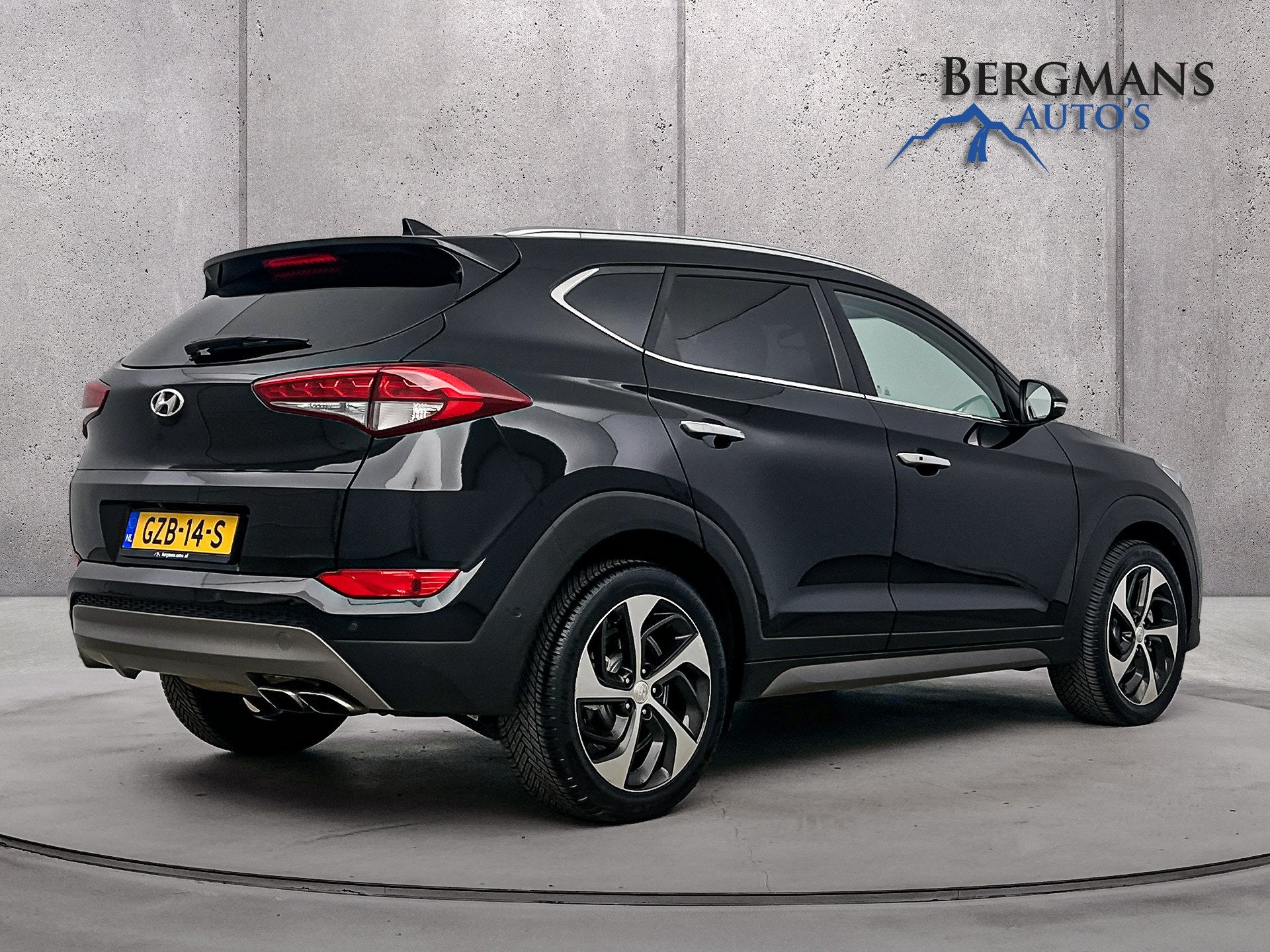 Hyundai Tucson 1.6 T-GDi Premium 4WD // LEDER // STOEL VERWA, Auto's, Gebruikt, 4 cilinders, Zwart, Leder