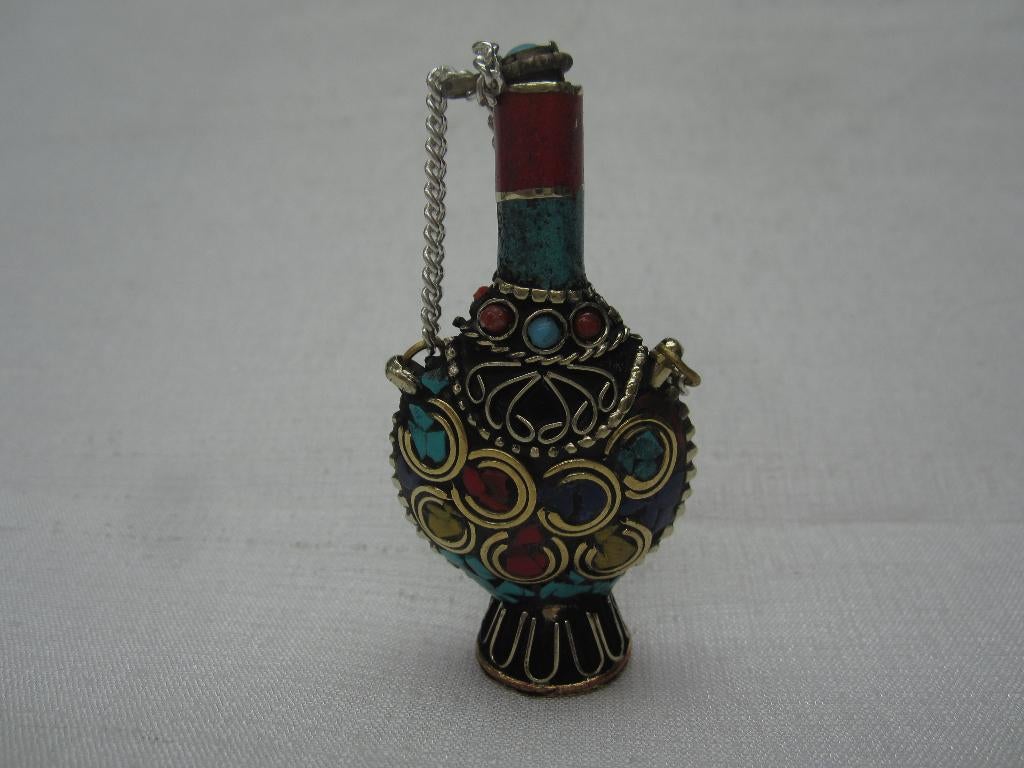 Handgemaakt tibet kallaite Snuff fles (#7765), Ophalen of Verzenden