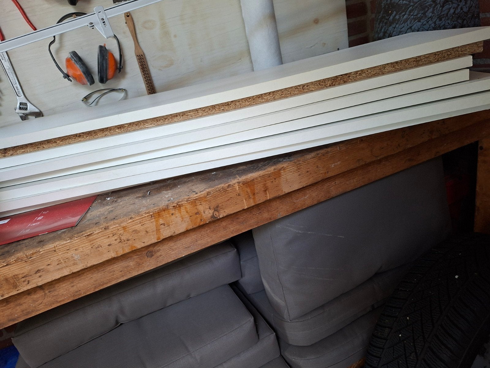 Legplanken voor inbouwkast of trapkast, Ophalen, Gebruikt
