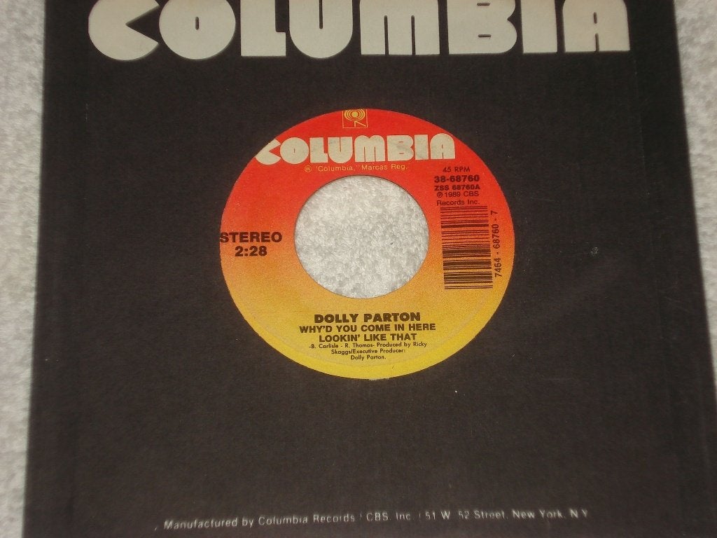Dolly Parton   Why D You Come in Here  Usa     Orgineel, Originele persing, Ophalen of Verzenden, Zo goed als nieuw, Country en Western