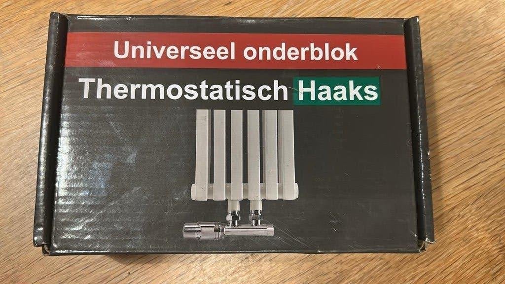 Universeel onderblok thermostatisch Haaks, Doe-het-zelf en Verbouw, Verwarming en Radiatoren, Minder dan 30 cm, Overige typen