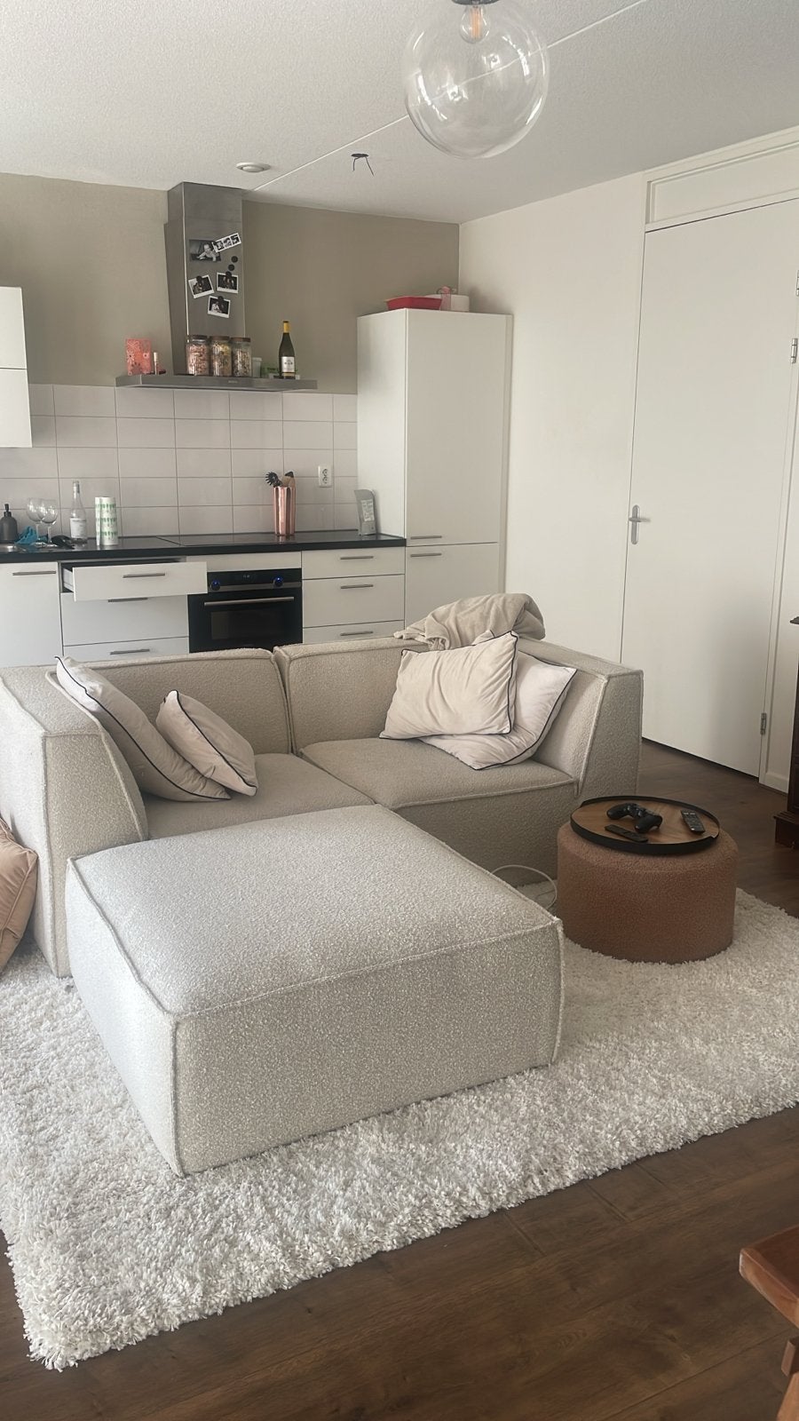 SOFA COMPANY hoekbank - twee hoekstukken (eventueel hocker), 250 tot 300 cm, Hoekbank, 75 tot 100 cm, Ophalen of Verzenden