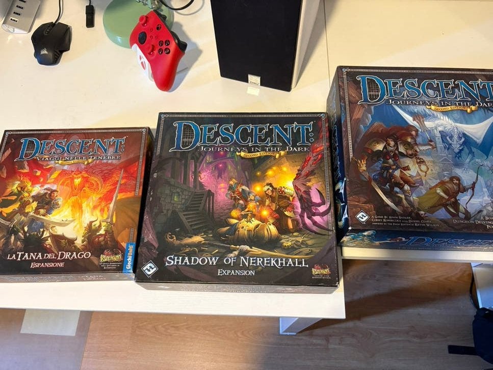 Descent 2nd Edition + uitbreidingen, Ophalen, Zo goed als nieuw