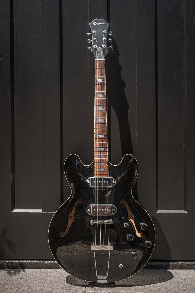 Epiphone Casino '94 Peerless Factory, zwart, Muziek en Instrumenten, Snaarinstrumenten | Gitaren | Elektrisch, Ophalen, Gebruikt