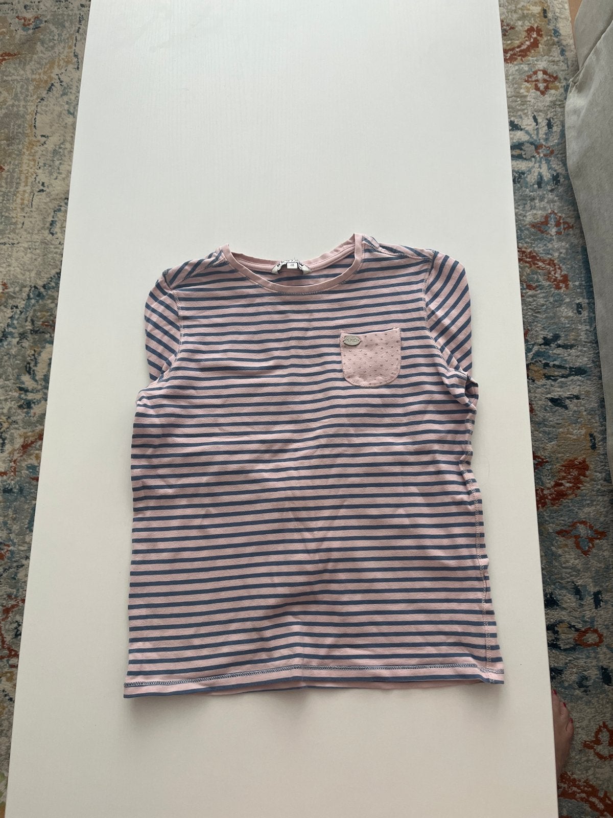 Review Kids gestreept T-shirt met borstzakje, Ophalen of Verzenden, Gebruikt, Meisje, Shirt of Longsleeve