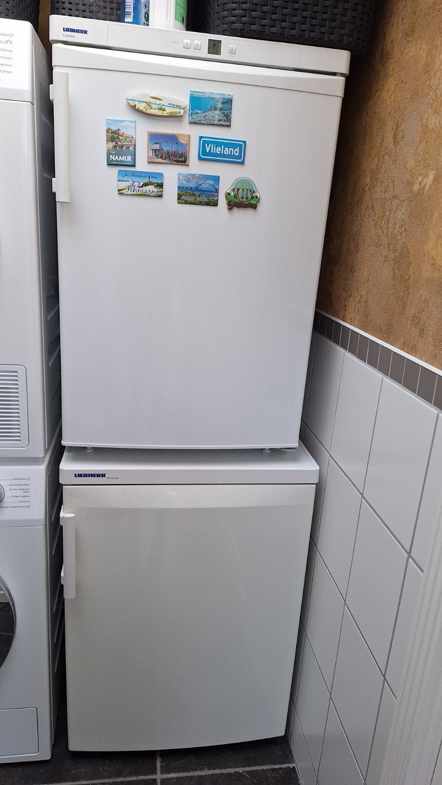 Liebherr premium koelkast en comfort vriezer., Witgoed en Apparatuur, Koelkasten en IJskasten, Ophalen, Gebruikt, Zonder vriesvak