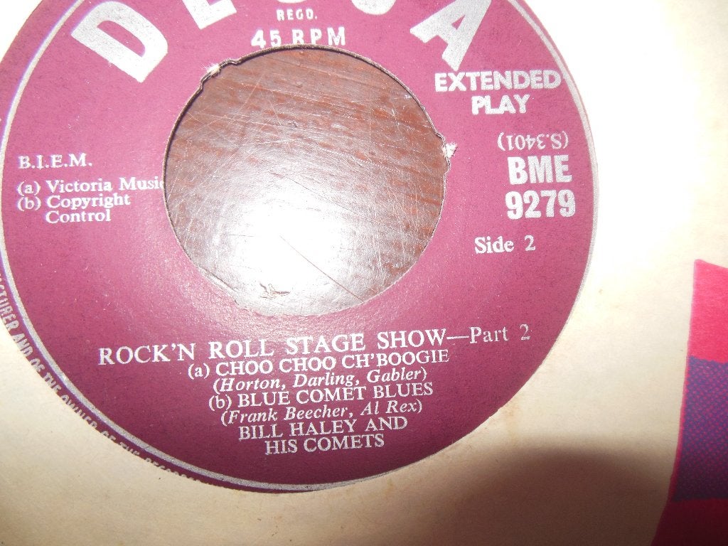single ep bill halley 45rpm jukebox decca records 7inch, 7 inch, Ophalen of Verzenden, EP, EP