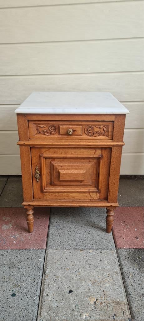 Vintage Nachtkastje, Huis en Inrichting, Slaapkamer | Nachtkastjes, Ophalen, Gebruikt, Minder dan 45 cm, 55 tot 70 cm