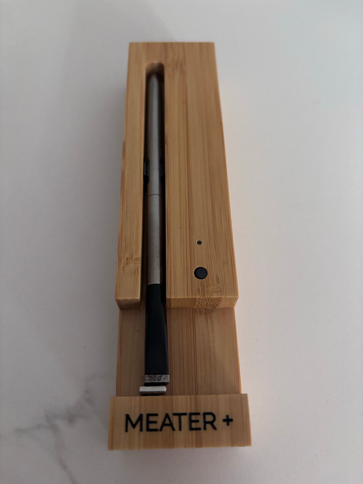 Meater+ draadloze slimme vleesthermometer, Overige typen, Hout, Ophalen of Verzenden, Zo goed als nieuw