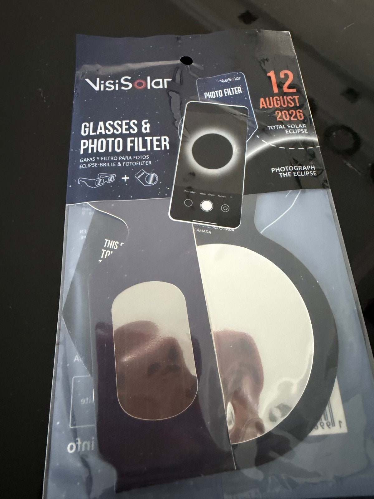 VisiSolar Zonnebril & Fotofilter voor Zonsverduistering, Minder dan 50 mm, Nieuw, Snap-on, Effectfilter