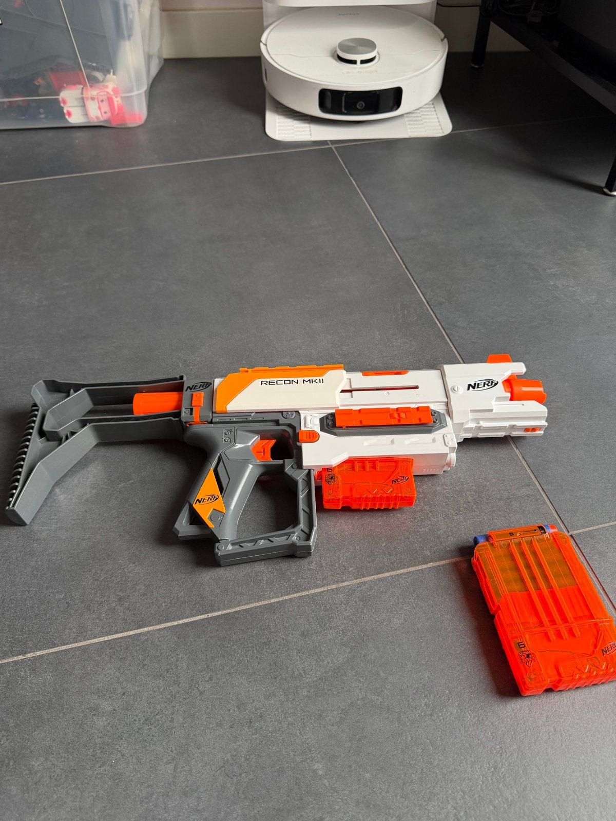 Nerf Recon MKII Blaster met magazijnen, Ophalen, Gebruikt, Jongen of Meisje