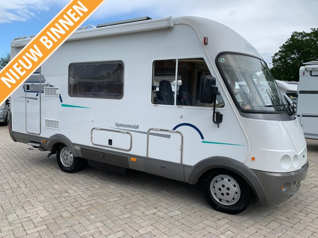 Hymer B584 Hefbed bar-indeling 2000 Iets Moois, Caravans en Kamperen, Campers, Integraal, Fiat, Bedrijf, Hymer