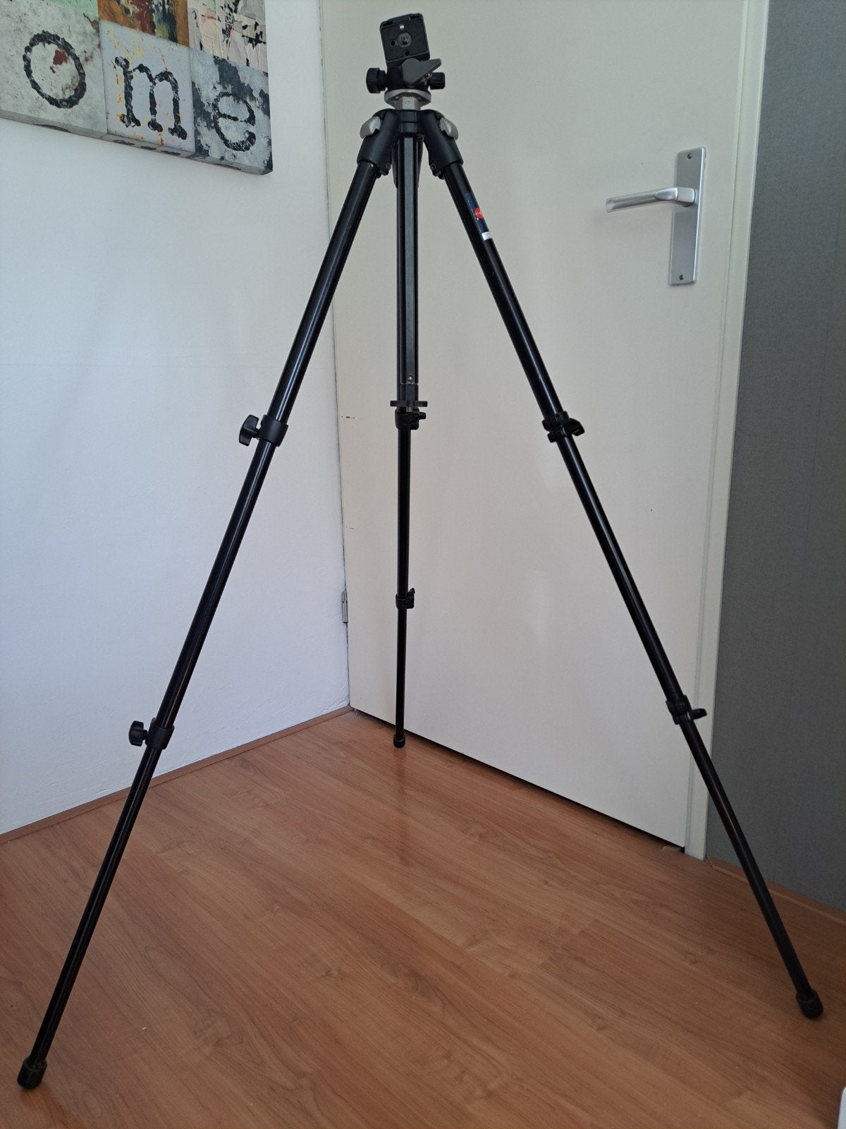Manfrotto 190DB statief, Audio, Tv en Foto, Fotografie | Statieven en Balhoofden, Ophalen, Gebruikt, Driepoot, Manfrotto