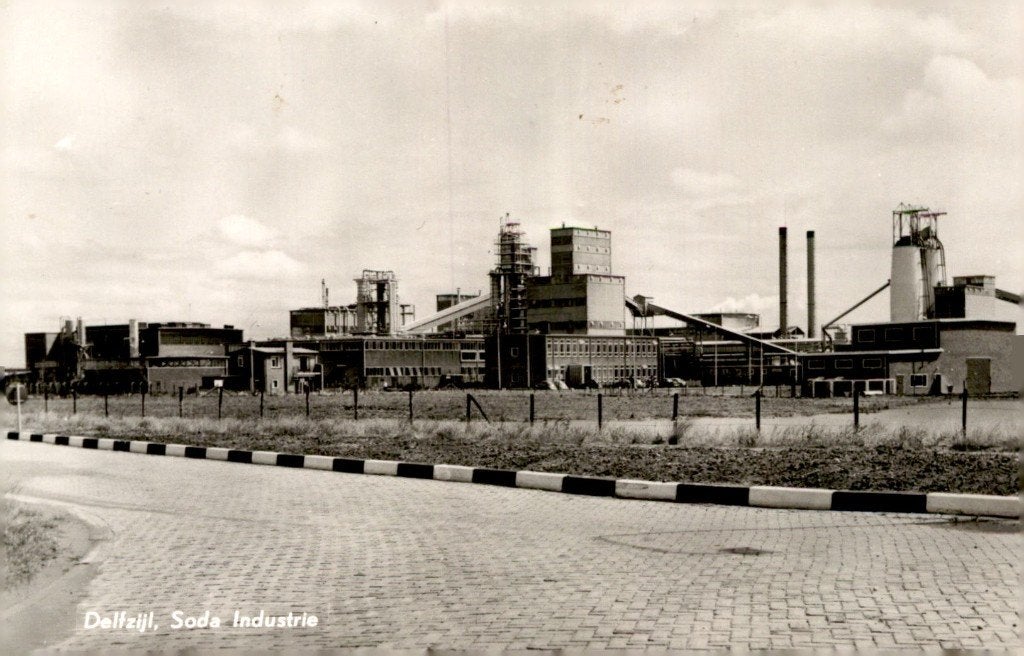 Delfzijl Soda Industrie # 915, Verzamelen, Ophalen of Verzenden, 1940 tot 1960, Ongelopen, Groningen