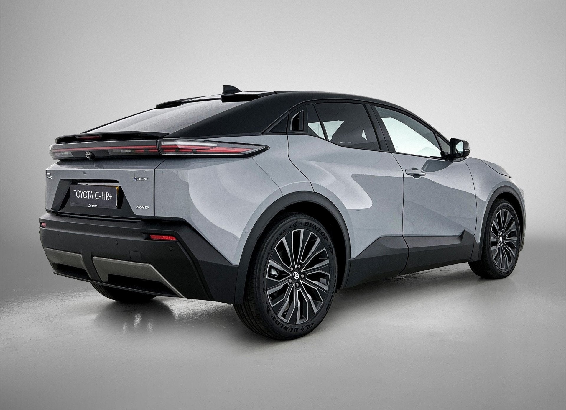 Toyota C-HR+ Executive AWD 77 kWh *EV-Deal* | Stoel en stuur, Auto's, Automaat, Stof, 24 min, Origineel Nederlands