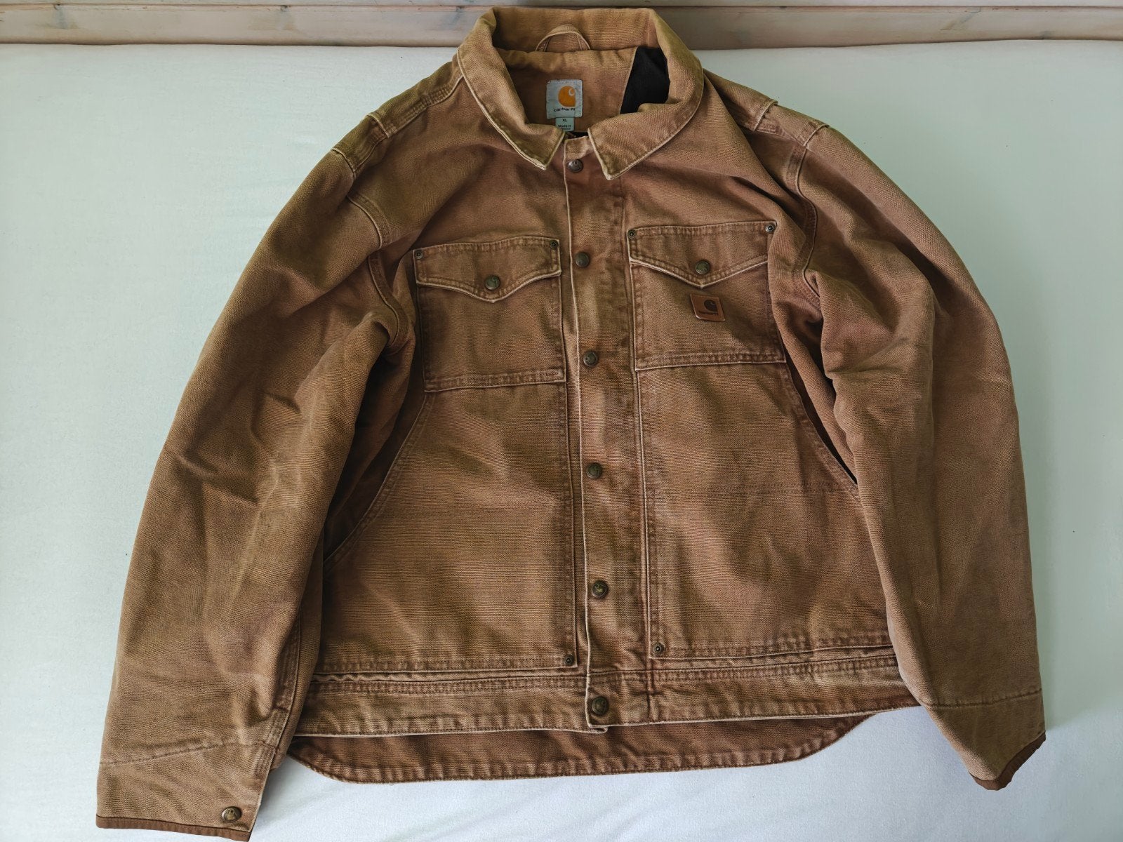 Carhartt Berwick Sandstone jas , Carhartt bruin, maat XL, Bruin, Carhartt, Maat 56/58 (XL), Ophalen of Verzenden