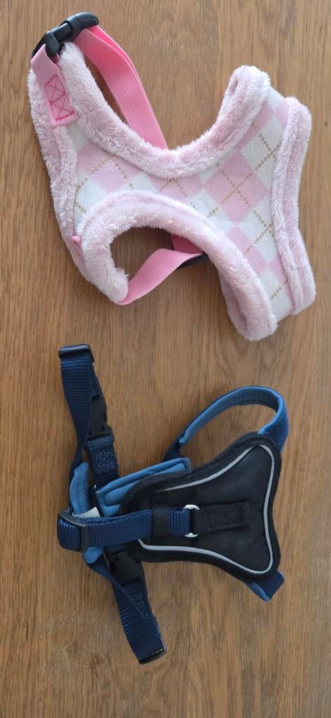 Tuigje kleine hondjes roze en blauw, Dieren en Toebehoren, Ophalen of Verzenden