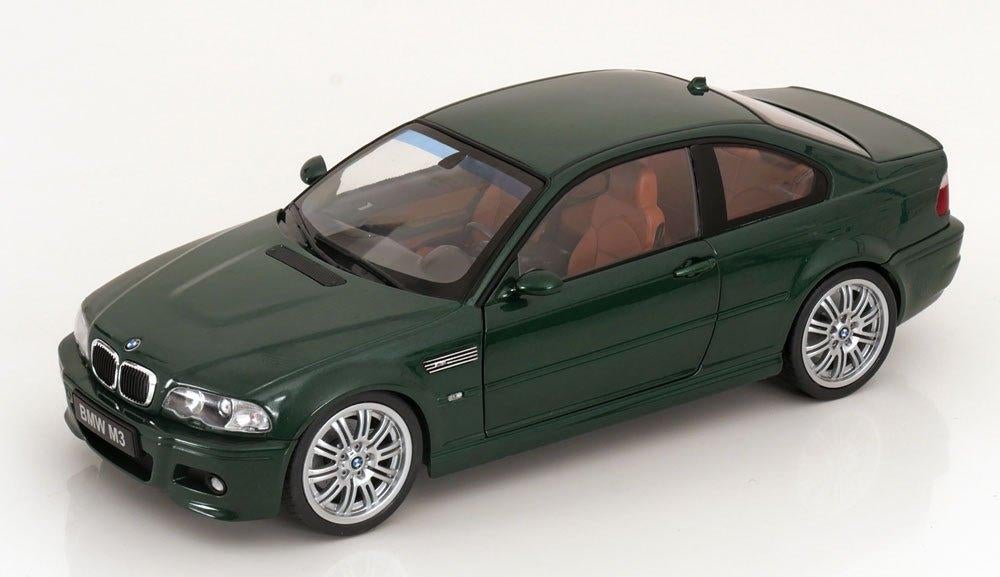 BMW M3 (E46) Coupe 2000 Groen Metallic 1-18 Solido, Solido, Tschuiten@hotmail.com, Auto, Solido