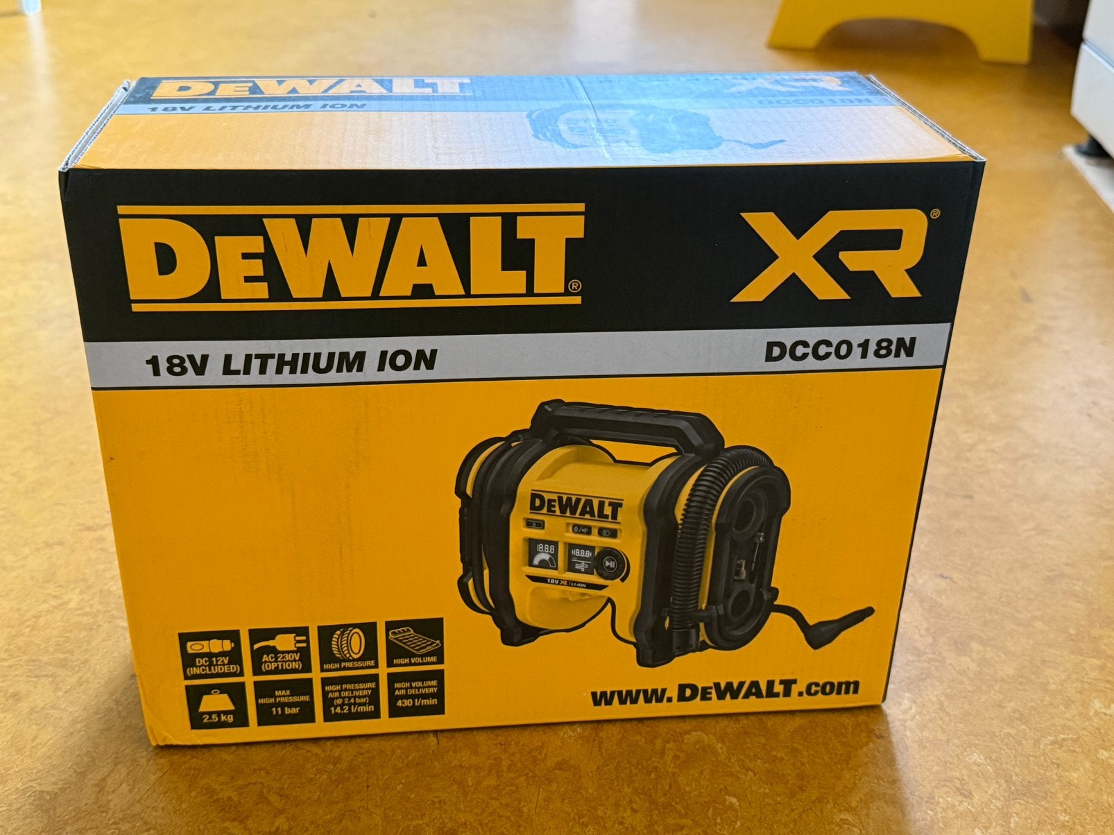 DeWalt luchtpomp compressor, Ophalen of Verzenden, Nieuw
