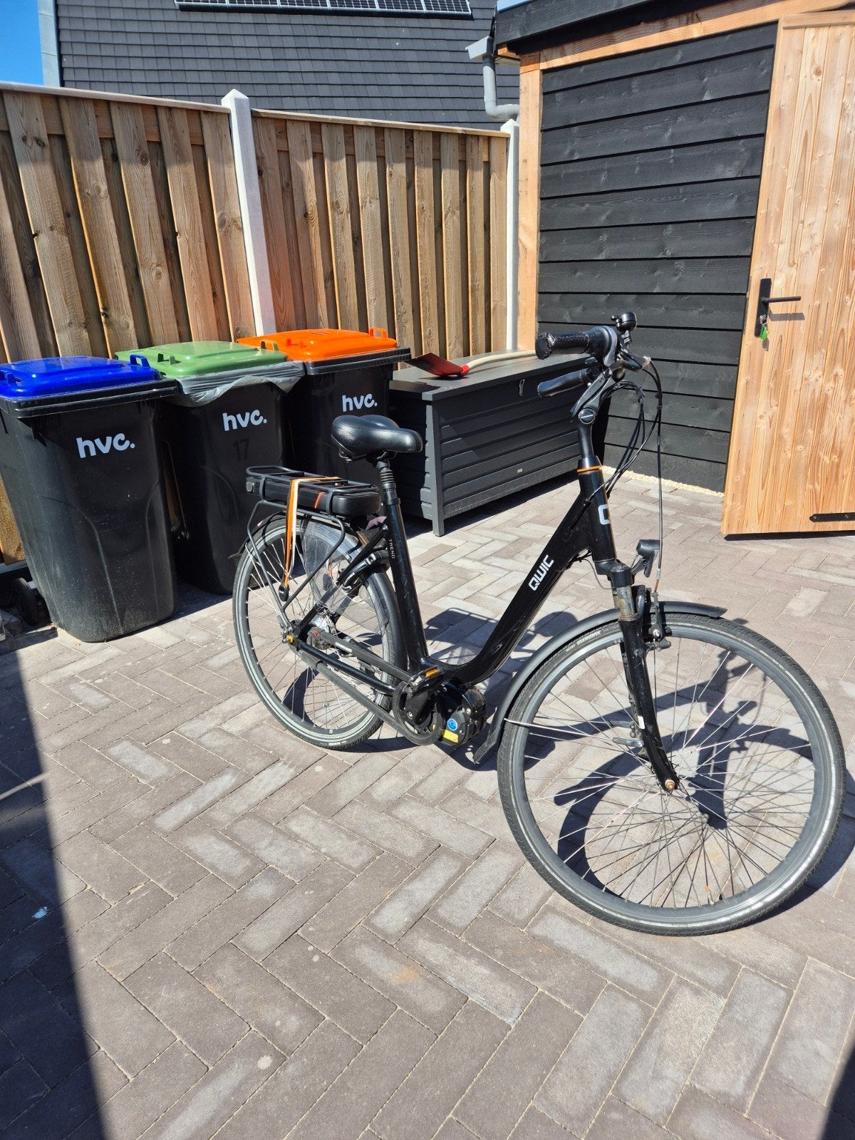 Qwic elektrische stadsfiets, Fietsen en Brommers, Elektrische fietsen, 51 tot 55 cm, Ophalen, Gebruikt, Qwic