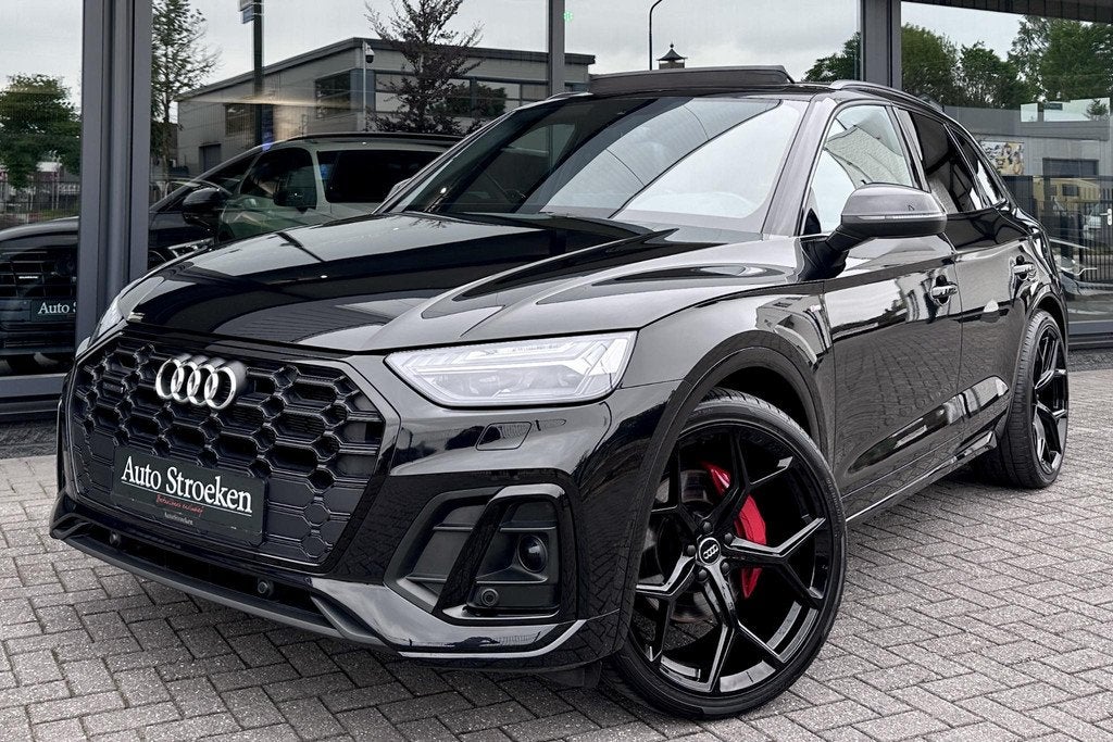 Audi Q5 55 TFSIe Quattro S-Line Pano Matrix Lucht B&O, Auto's, Audi, Automaat, 14 kWh, Gebruikt, 4 cilinders