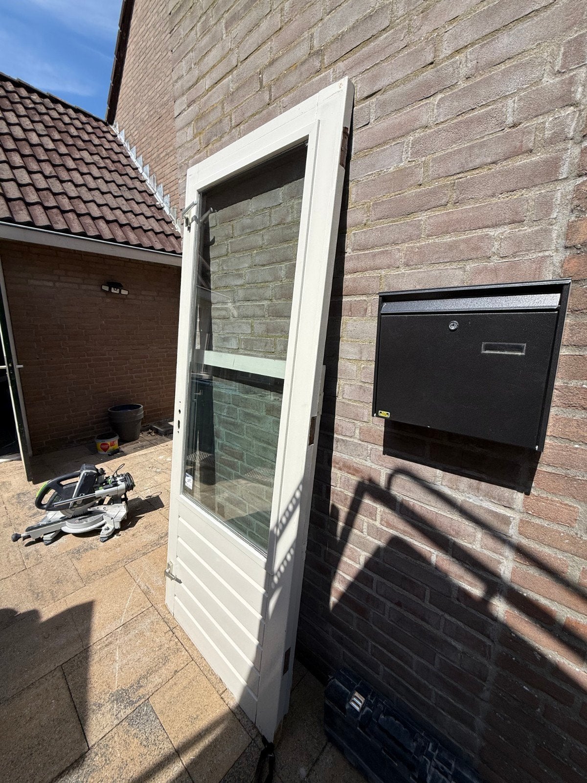 TUIN DEUR, Ophalen, Gebruikt, 80 tot 100 cm, Buitendeur