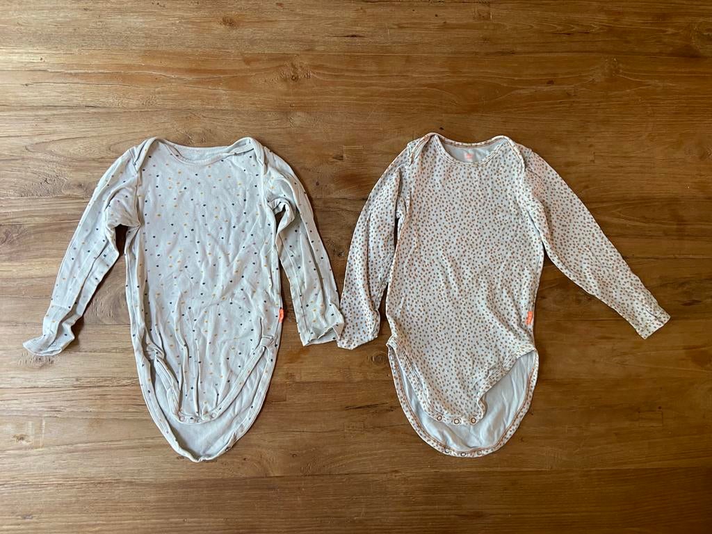 2x Rompertjes lange mouw - hema - Maat 98-104, Kinderen en Baby's, Ophalen, Gebruikt