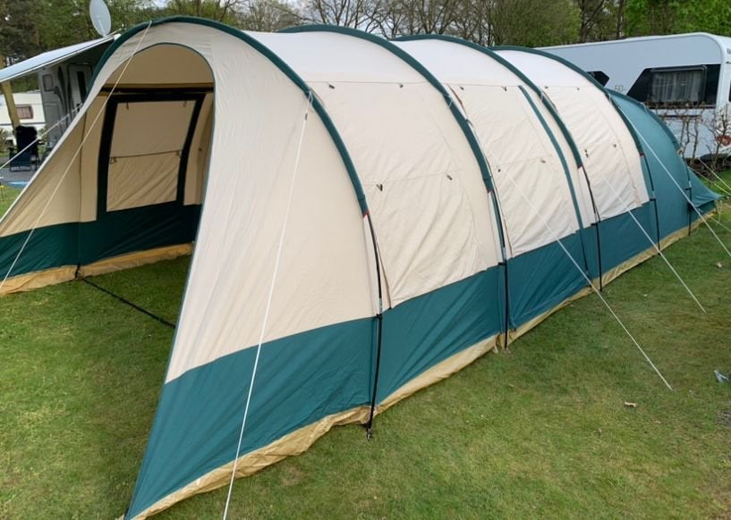 Hypercamp tunneltent 6 personen, Caravans en Kamperen, Tenten, Ophalen, Gebruikt, Tot en met 6