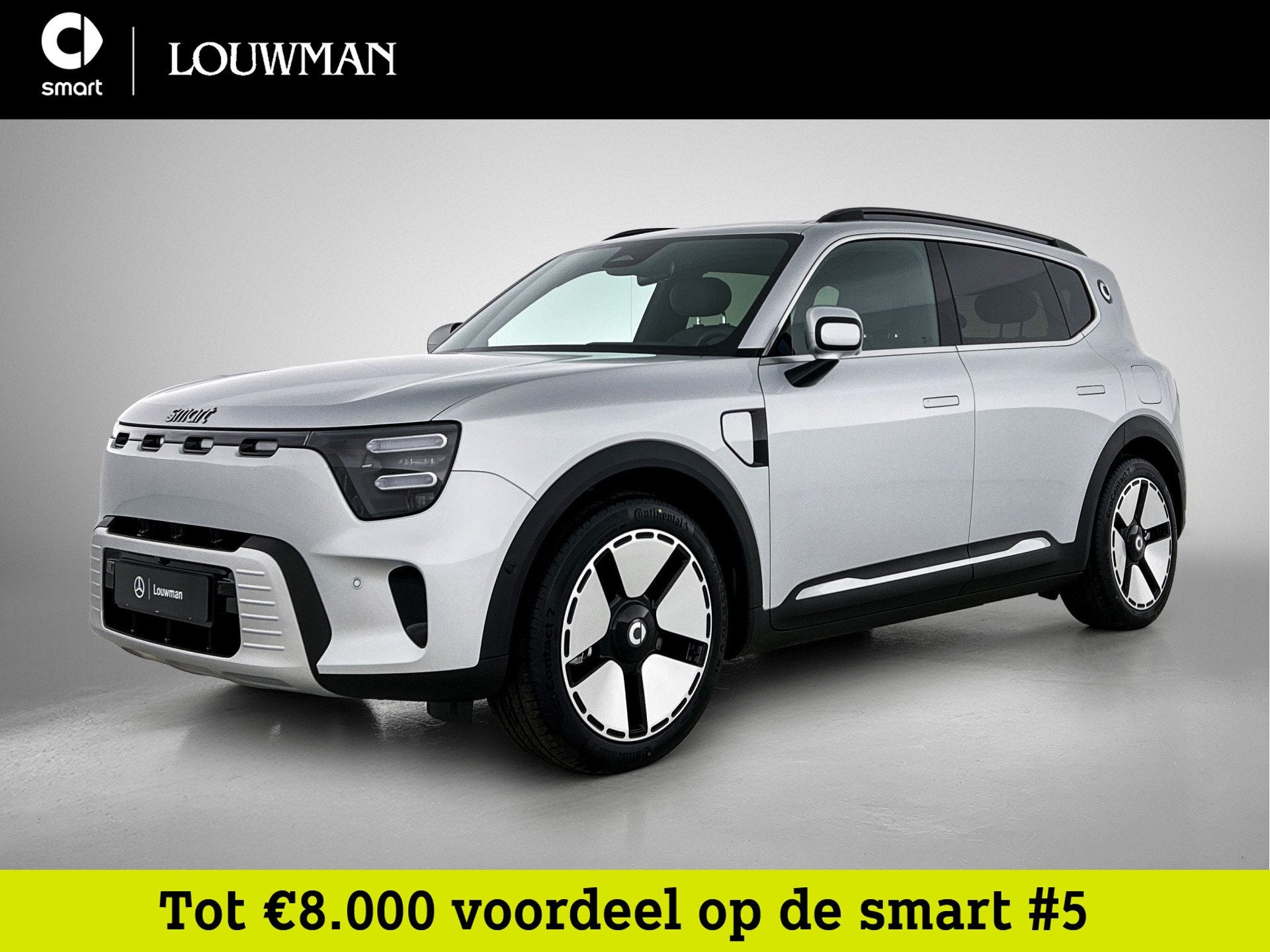 Smart #5 Premium 100 kWh Actieprijs € 50.447,- | Duoleer |, Auto's, Smart, Automaat, Achterwielaandrijving, 2260 kg, Leder