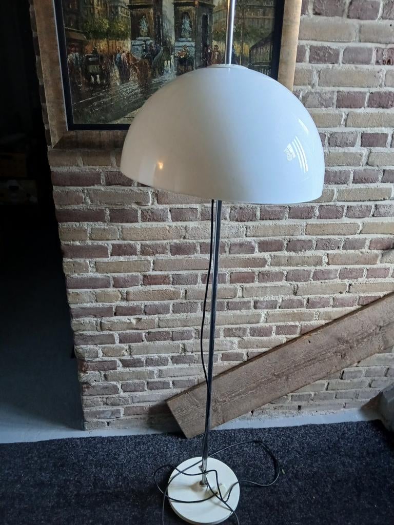 Vintage Vloerlamp  willem Hagoort Rotterdam, Gebruikt, Ophalen of Verzenden, Vintage, Retro, Modern, Metaal