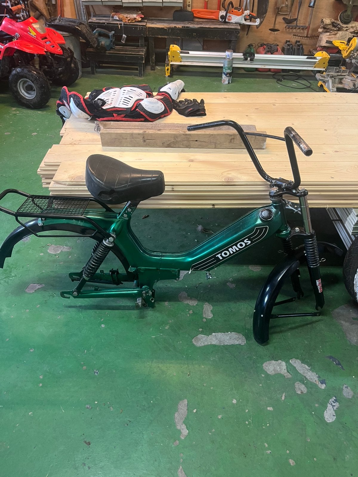 Tomos frame en onderdelen, Ophalen