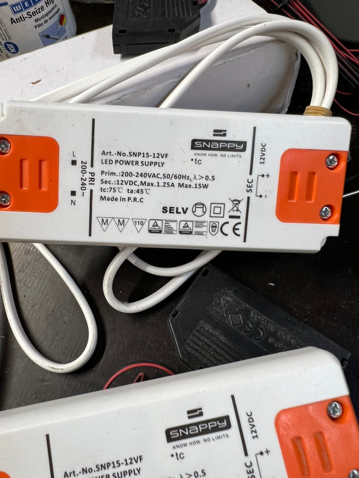 Snappy led trafo 12 volt 15 watt, Ophalen of Verzenden, Nieuw
