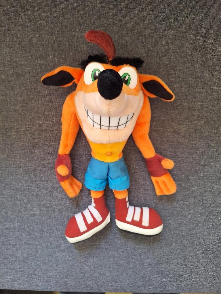 Vintage Crash Bandicoot Playstation 1 PS1 knuffel / pluche, Ophalen of Verzenden, Gebruikt, Overige typen