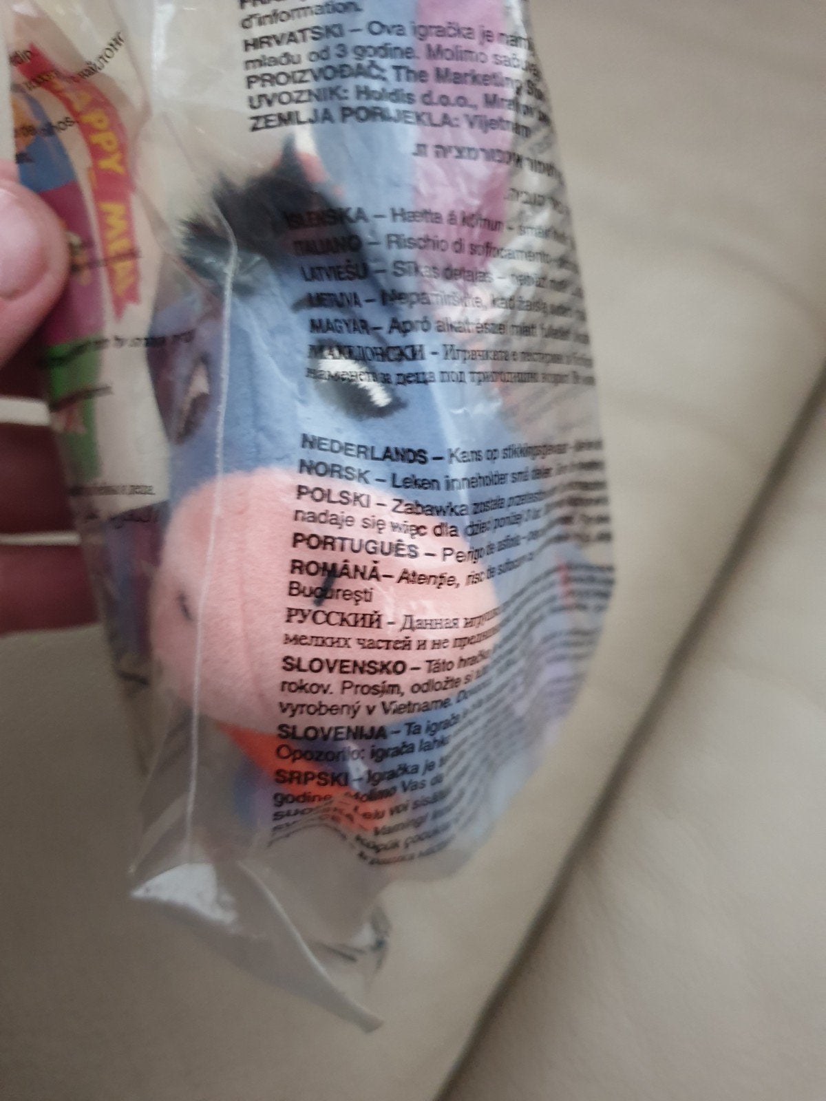 Iejoor Winnie de Poeh Knuffel McDonald's Happy Meal, Disney, Disney, Overige typen, Nieuw