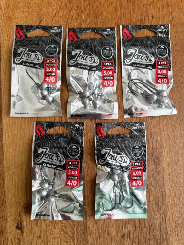 Mikado Jaws Classic Jig 5 g Haakmaat 4/0, Overige typen, Nieuw, Ophalen of Verzenden, E