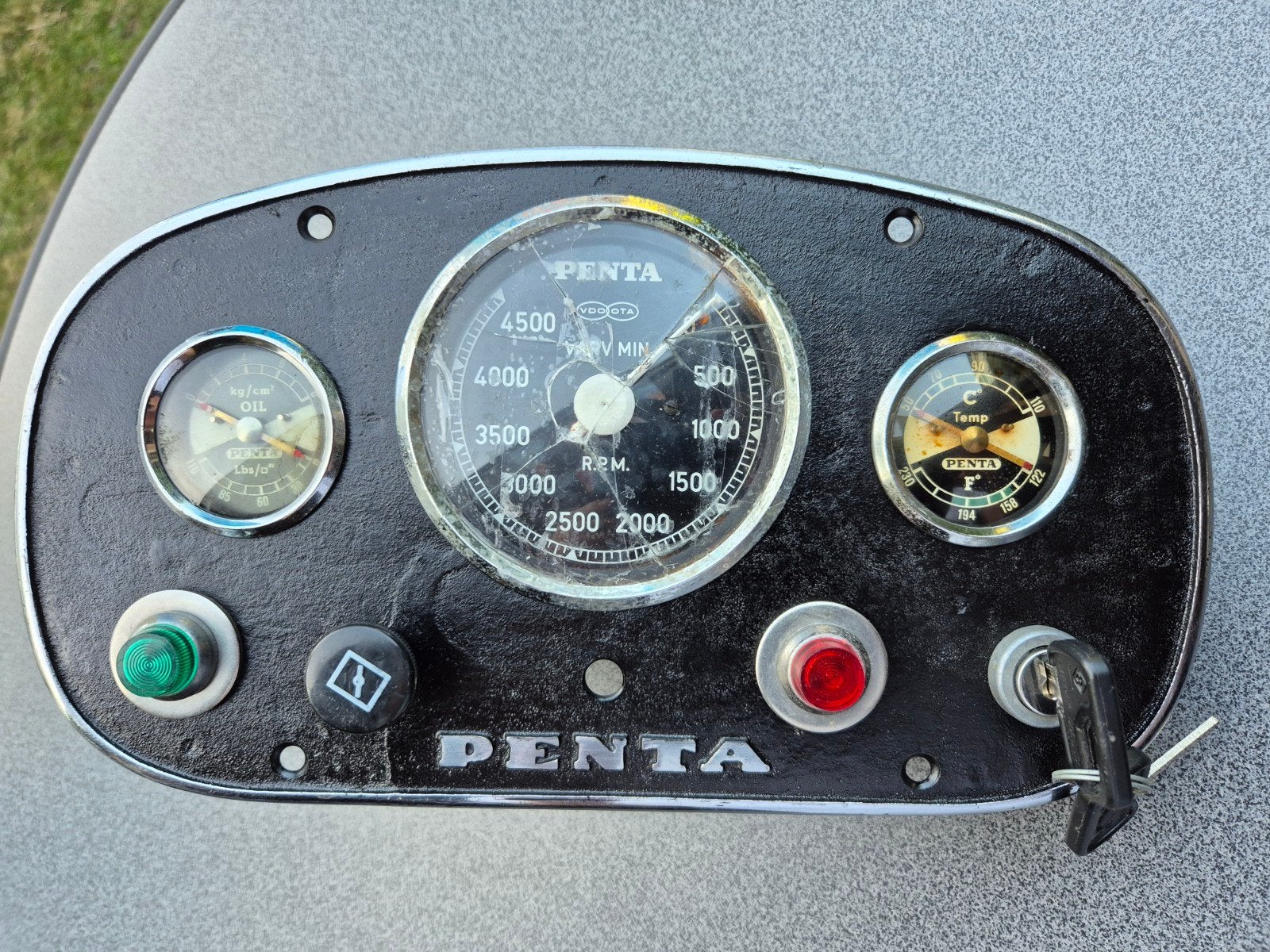 vintage volvo penta dashboard, Ophalen of Verzenden, Gebruikt, Motor en Techniek